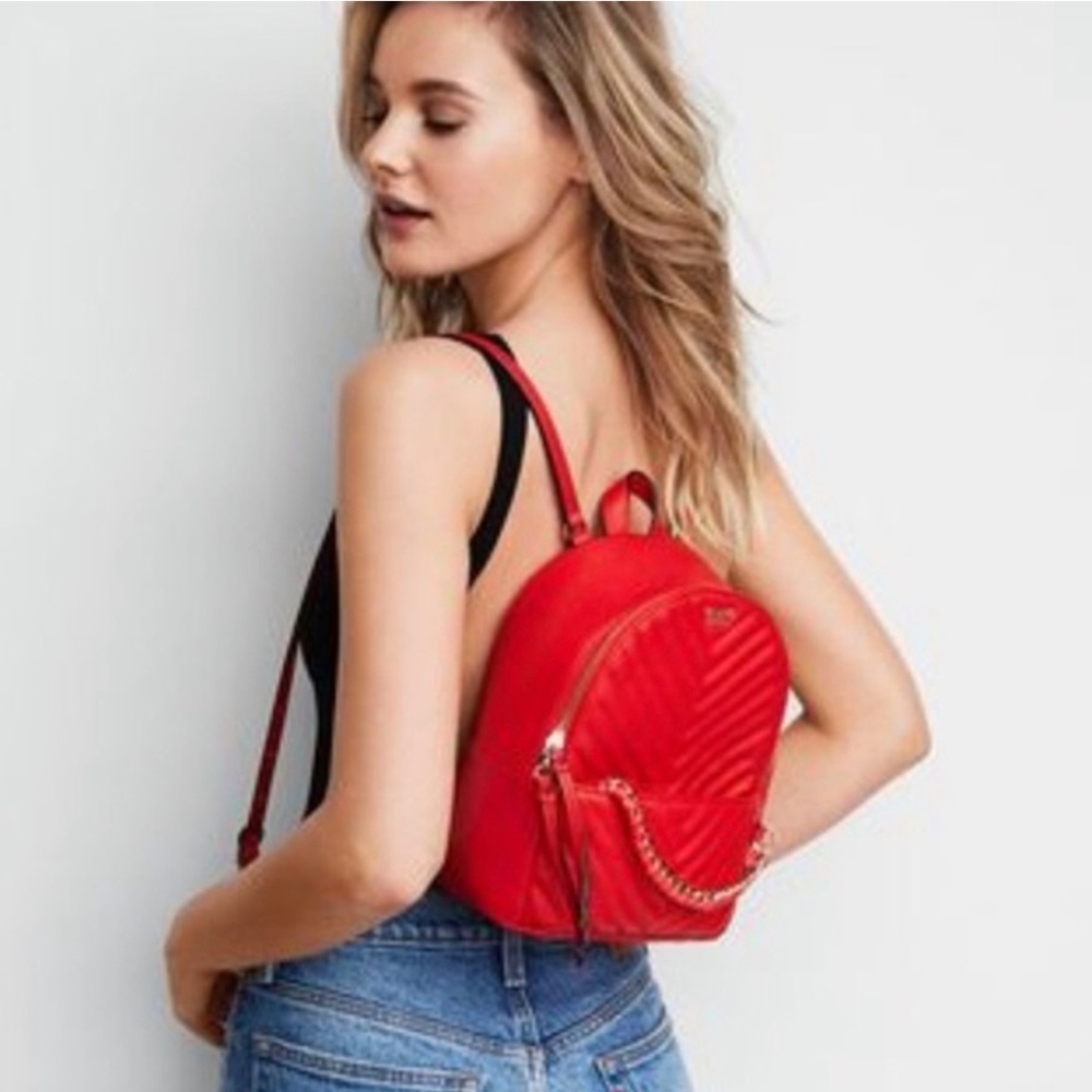 Victoria’s Secret red mini backpack!
